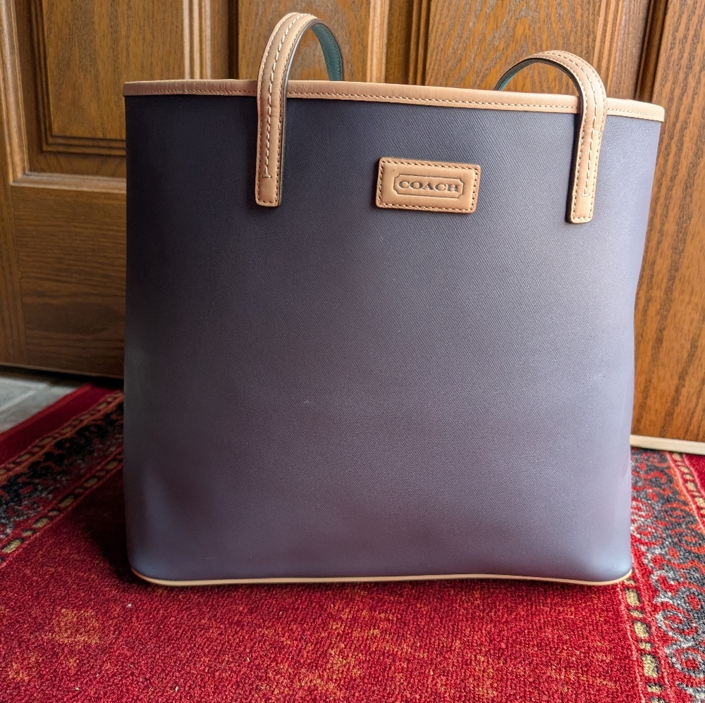 Coach Park Metro Large Leather Tote Bag
